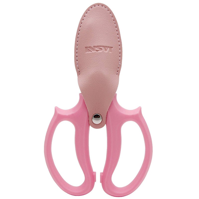 Jasni Garden Pruning Shears Scissors with Comfort Grip Handle, Premium Steel Professional Floral Scissors, Perfect for Arranging Flowers, Pruning, Trimming Plants, Gardening Tool (Pink) - Image 3